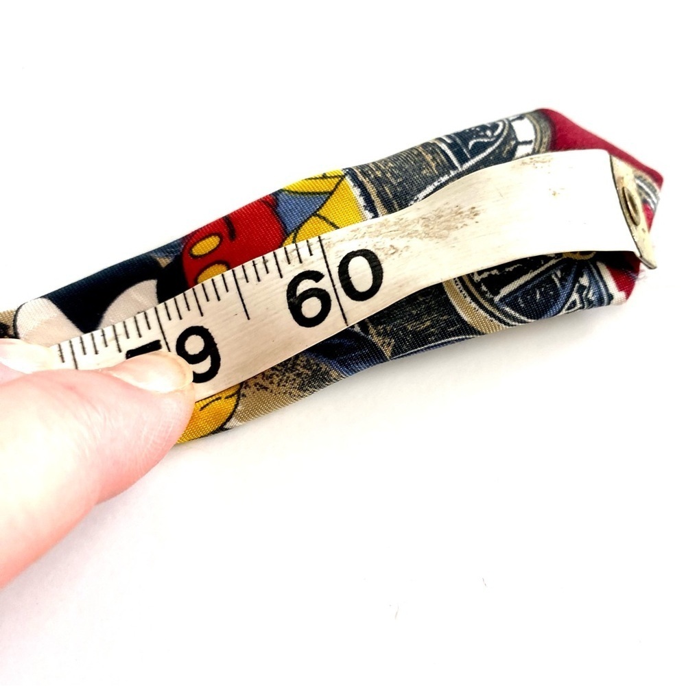 Vintage Disney Mickey Unlimited Men's Neck Tie Made In Italy Mickey Mouse - Picture 10 of 11